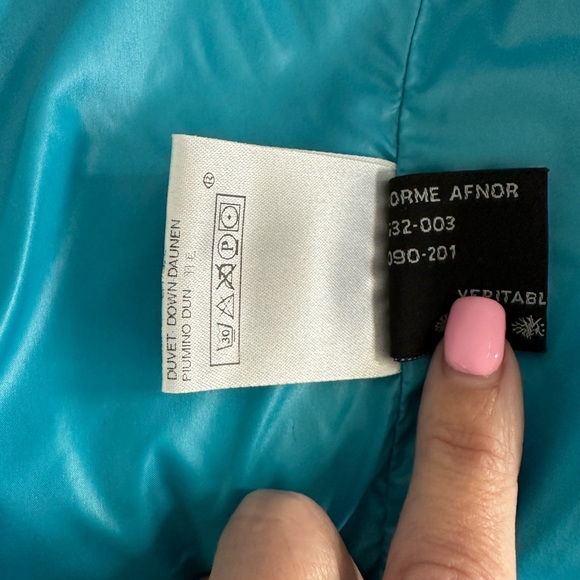 AUTH Moncler Jacket Teal Blue - Picture 6 of 9